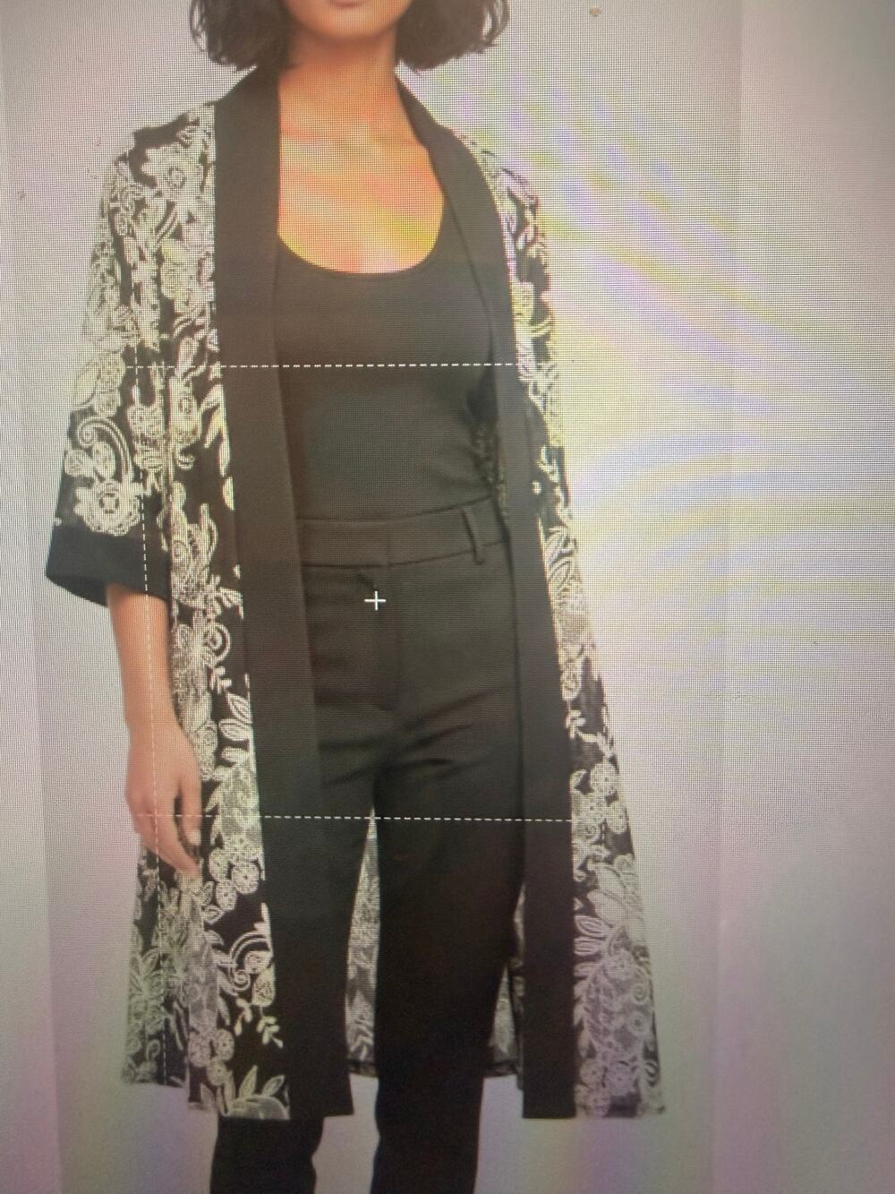 Black White Classy tunic plus size XL